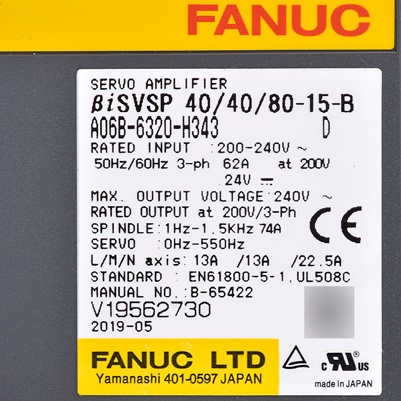 Factory-Direct Fanuc Drive Set A06B-6320-H343
